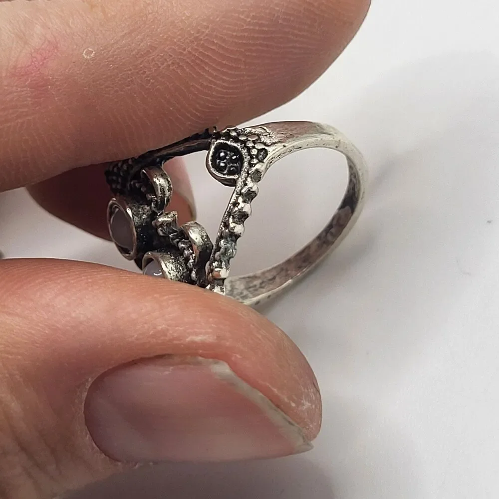 Lot of 7 Fashion Rings Size 6-9 mostly 8
